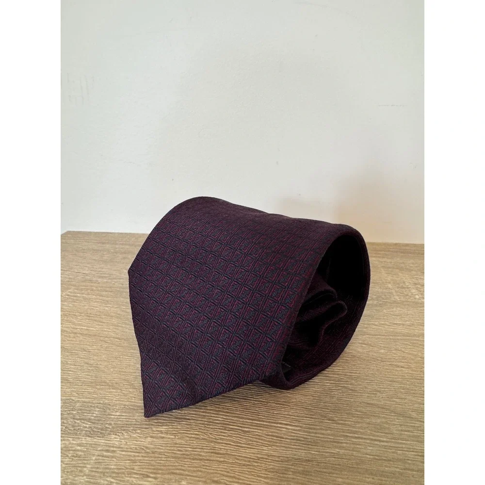 FENDI Tie FF zucca silk100% navy Fendi | Accessories | Fendi Mens